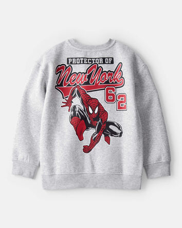 Boys &copy;Marvel Spider-Man Pullover Sweatshirt - Grey, 