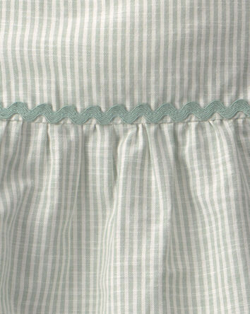Tout-petit fille - Ensemble 2 pi&egrave;ces d&eacute;bardeur et pantalon &agrave; rayures - Vert, 
