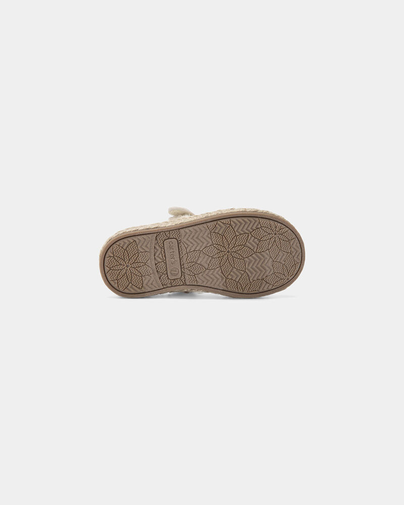 Tout-petit fille - Chaussures d&eacute;contract&eacute;es tiss&eacute;es - Cr&egrave;me , image 5 sur 6 diapositives