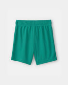 Toddler Boy Mesh Active Shorts - Green, image 2 of 4 slides