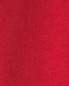 B&eacute;b&eacute; gar&ccedil;on - Chandail &agrave; capuchon en jersey bouclette avec fermeture &agrave; glissi&egrave;re - Rouge, image 4 sur 4 diapositives