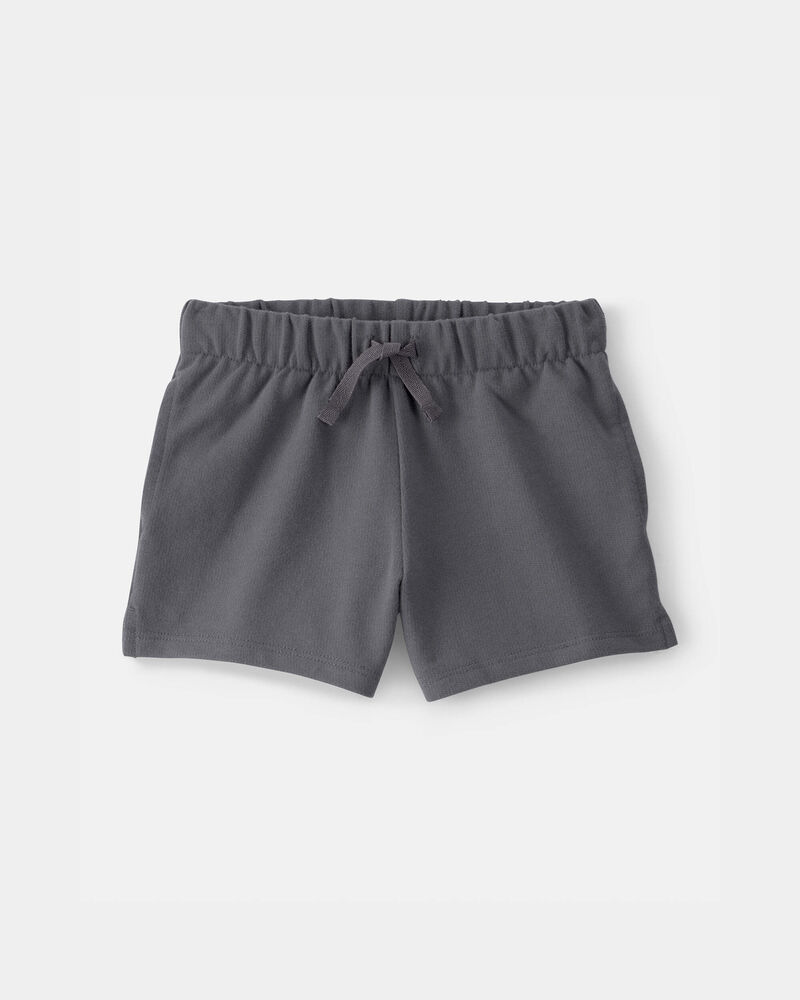 Tout-petit fille - Short en jersey bouclette - Gris, image 1 sur 3 diapositives