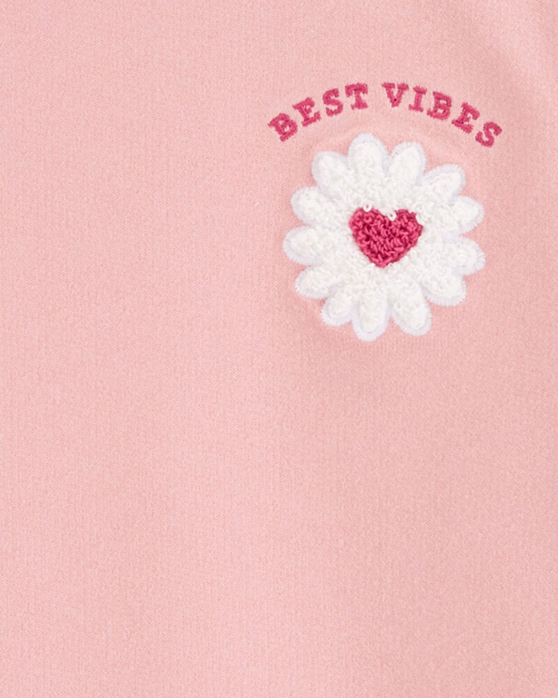 Kid Best Vibes Crew Neck Pullover, image 3 of 4 slides