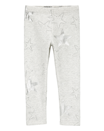 Bébé Legging en molleton douillet à étoiles scintillantes, 