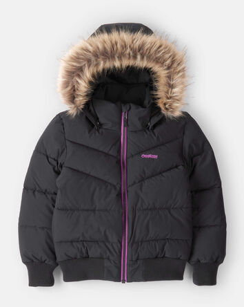 Filles - Veste urbaine pour filles chaude et élégante, 