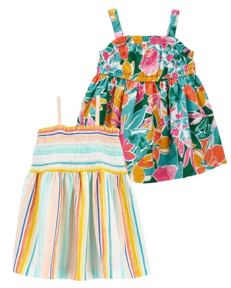 Multi Baby 2 Pack Dresses Carter s Oshkosh Canada