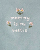 Baby 2-Piece "Mommy's Bestie" Bodysuit & Pants Set - Green, image 3 of 5 slides