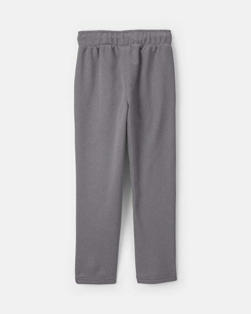 Boys French Terry Active Pants - Gray, image 2 of 4 slides