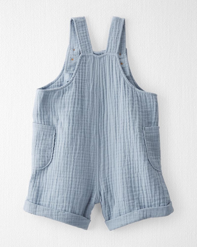 Baby Organic Cotton Gauze Shortall, image 2 of 5 slides