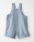 Baby Organic Cotton Gauze Shortall, image 2 of 5 slides
