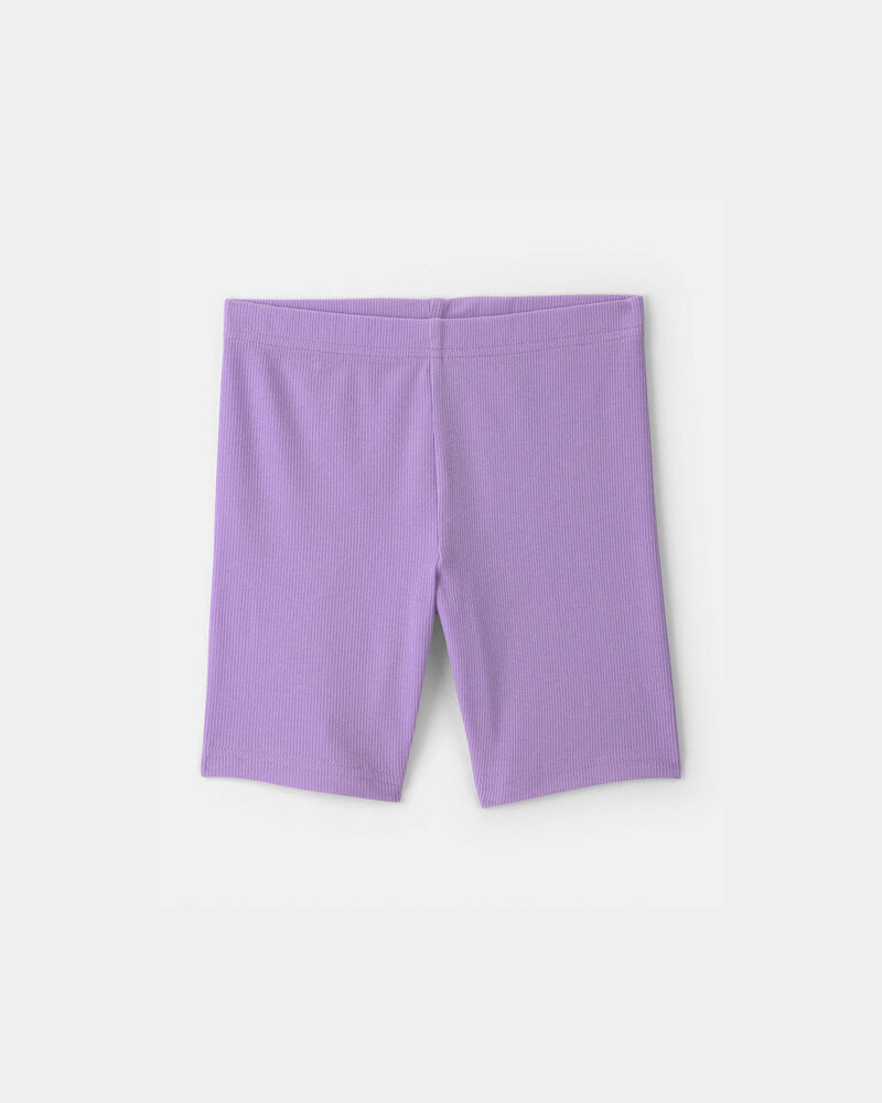 Girls Bike Shorts - Purple, image 1 of 4 slides
