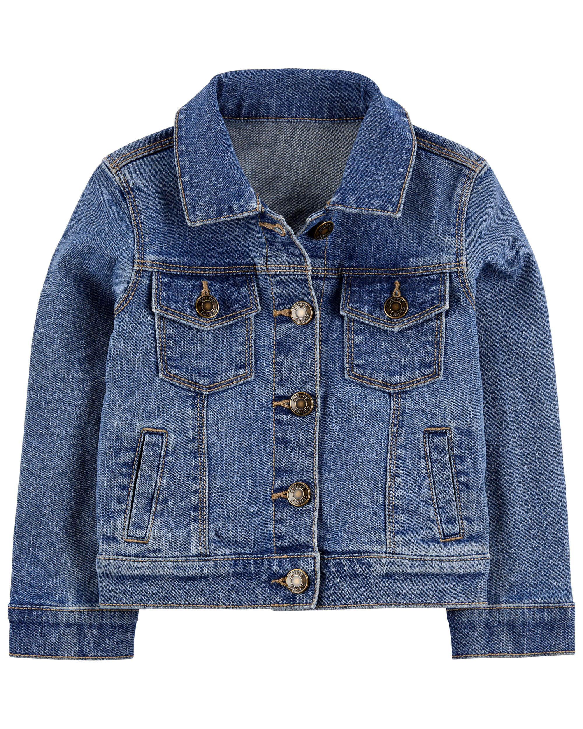 carters denim jacket girl