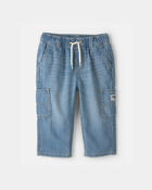 Baby Boy Wide-Leg Carpenter Jeans - Medium Wash, image 1 of 5 slides