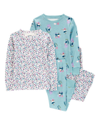 Toddler 4-Piece Fairy 100% Snug Fit Cotton Pyjamas, image 1 of 4 slides