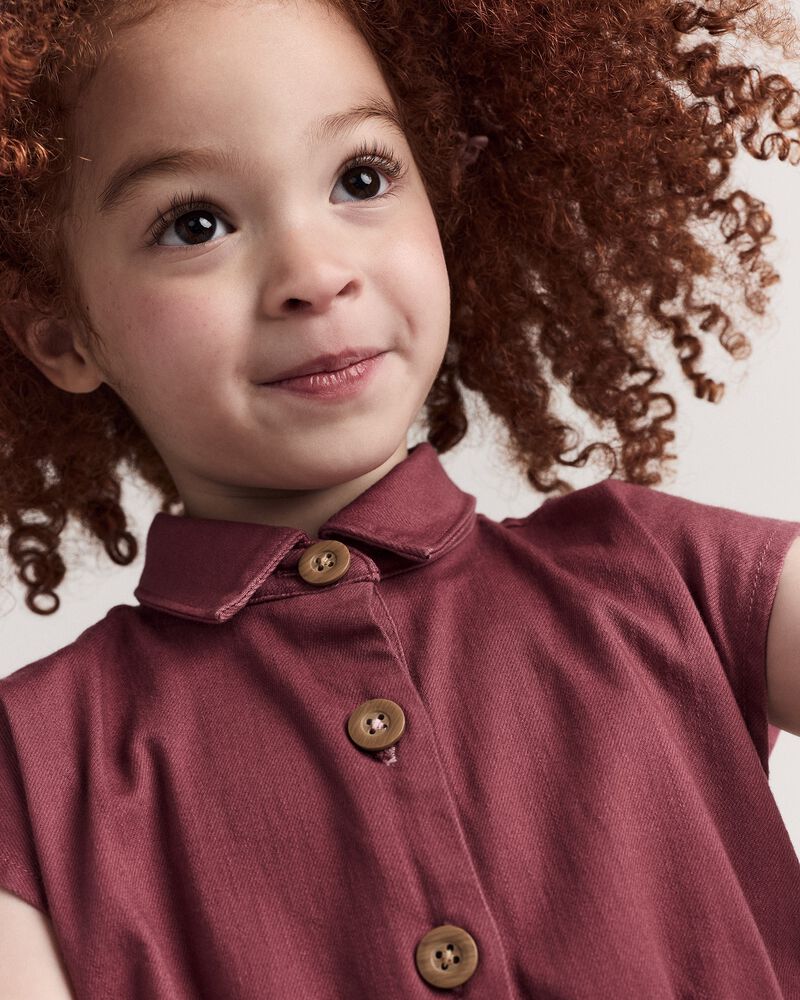 Toddler Girl Avenue Twirl™ Dress - Burgundy, image 3 of 8 slides