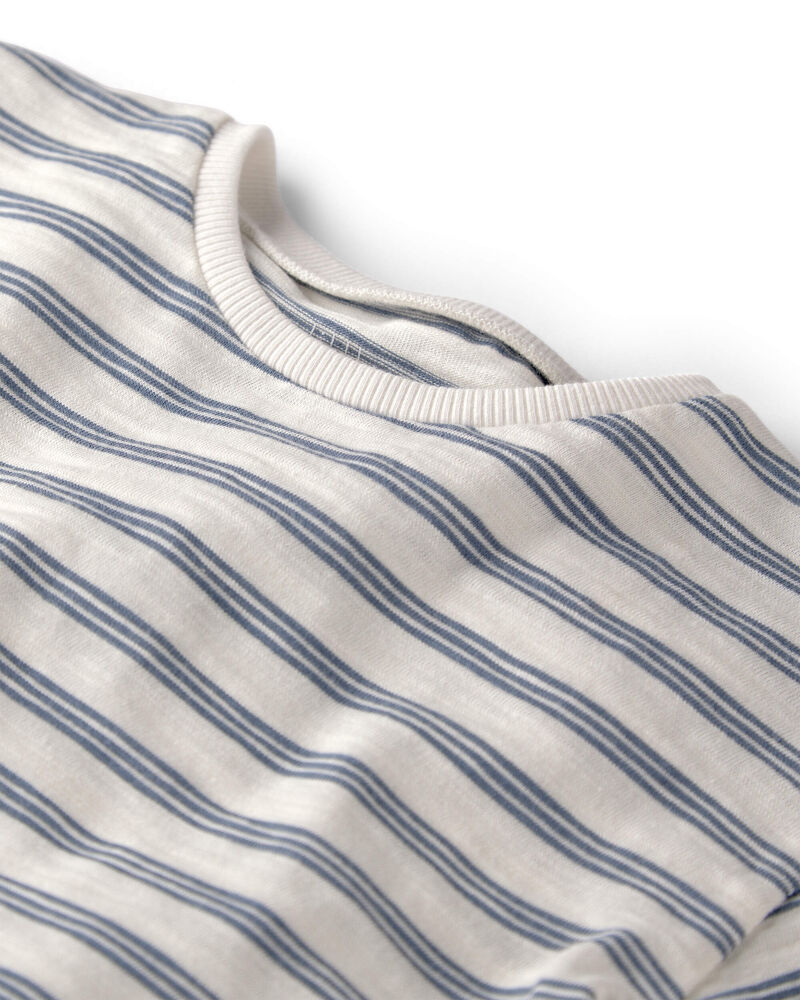 Toddler Boy 3-Pack Striped Organic Cotton Tees, image 2 of 6 slides