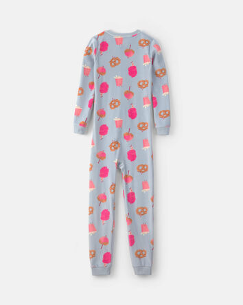 Filles - Pyjama ajust&eacute; 1 pi&egrave;ce en DreamPlush &agrave; motif aliment g&acirc;terie &ndash; Bleu, 