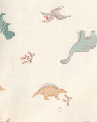 Baby Boy 4-Pack Dinosaur Long-Sleeve Bodysuits - Green/Ivory, image 2 of 6 slides