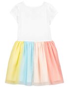 Toddler Rainbow Tutu Dress, image 2 of 4 slides
