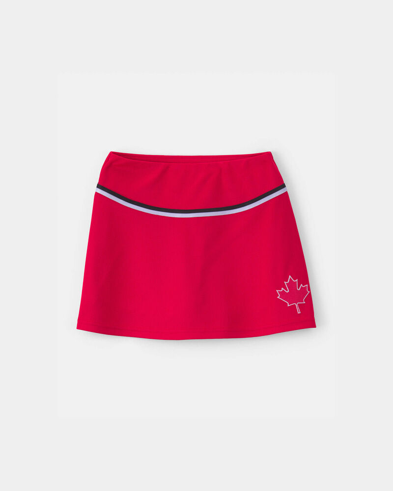 Girls Umbro Canada Active Skort - Red, image 1 of 5 slides