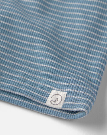 Baby 2-Piece Organic Cotton Ribbed Pyjama, 