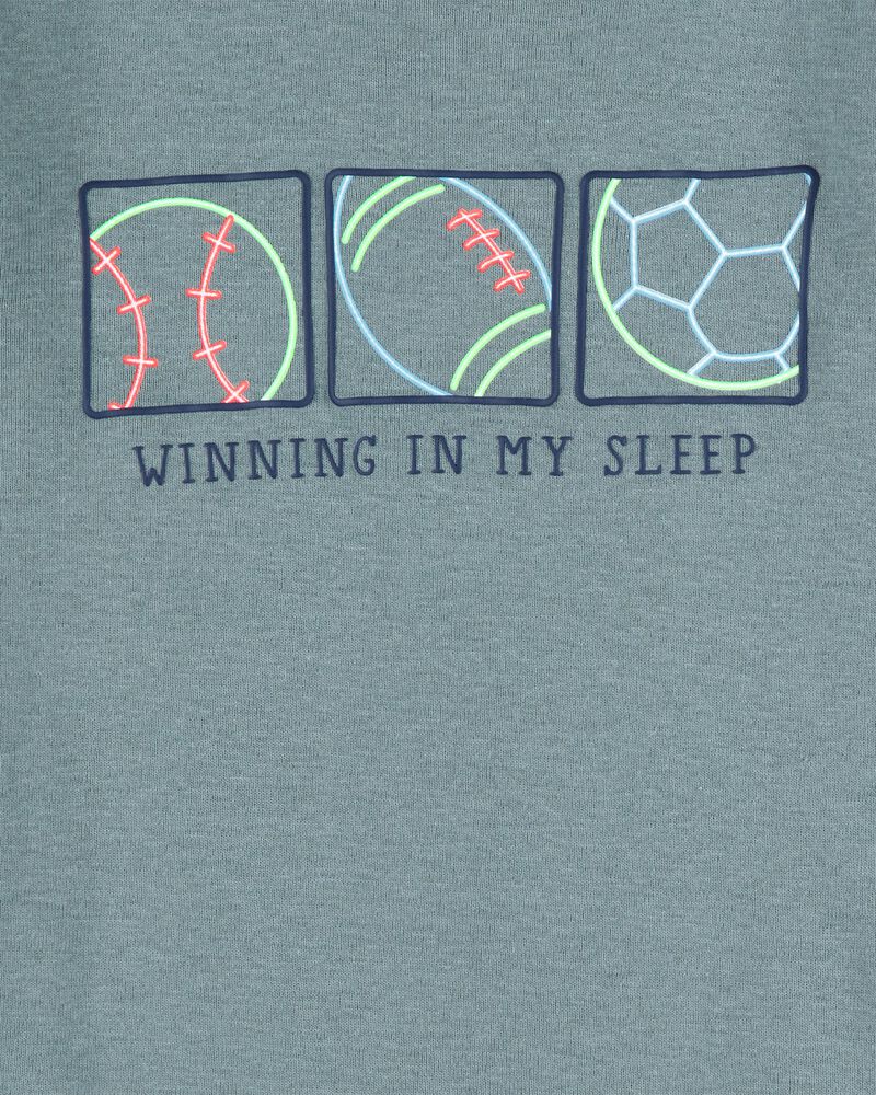 Baby 4-Piece Sports Cotton Pyjamas, image 2 of 4 slides