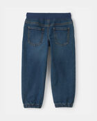 Tout-petit gar&ccedil;on - Pantalon de jogging en denim - D&eacute;lav&eacute; fonc&eacute;, image 2 sur 3 diapositives