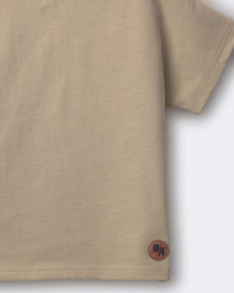 Tout-petit - T-shirt &agrave; manches chauve-souris - Beige, image 5 sur 5 diapositives