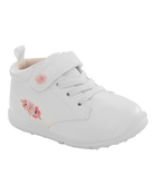  Every Step&reg; First Walker Floral High-Top Sneakers - White, image 1 of 6 slides