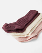 Toddler 3-Pack Knee-High Socks, image 2 of 3 slides