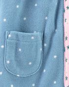 Fox Zip-Up Fleece Jumpsuit, image 3 of 3 slides