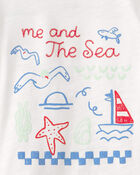 Baby 'Ahoy There' Graphic Tee - White, image 5 of 6 slides