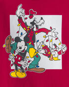 Tout-petit gar&ccedil;on - T-shirt manches longues &agrave; imprim&eacute; Disney&copy; Mickey Mouse de No&euml;l - Rouge, image 2 sur 2 diapositives