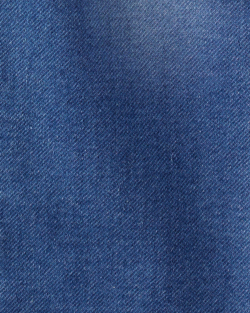Tout-petit Jean cargo en tricot de denim emblématique - Délavage ozone, image 4 sur 5 diapositives