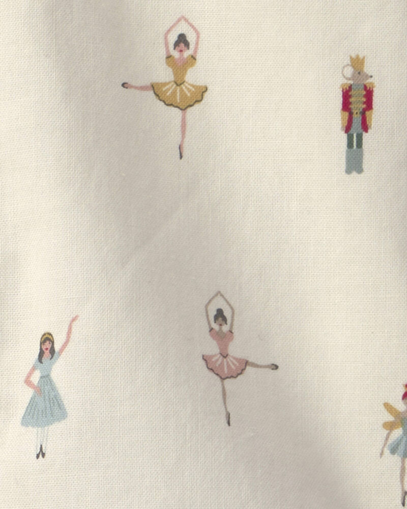 Baby Boy 2-Piece Organic Cotton Top & Pant Set in Nutcracker, image 3 of 5 slides