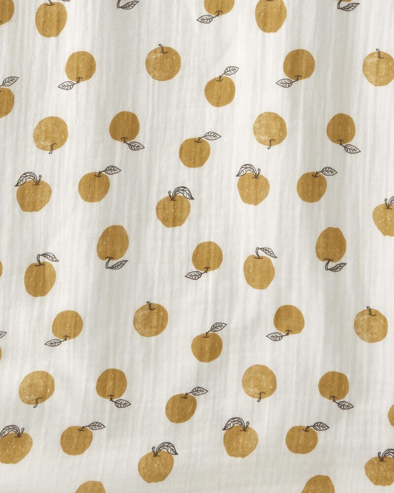Baby Organic Cotton Gauze Zip Blanket, image 4 of 5 slides
