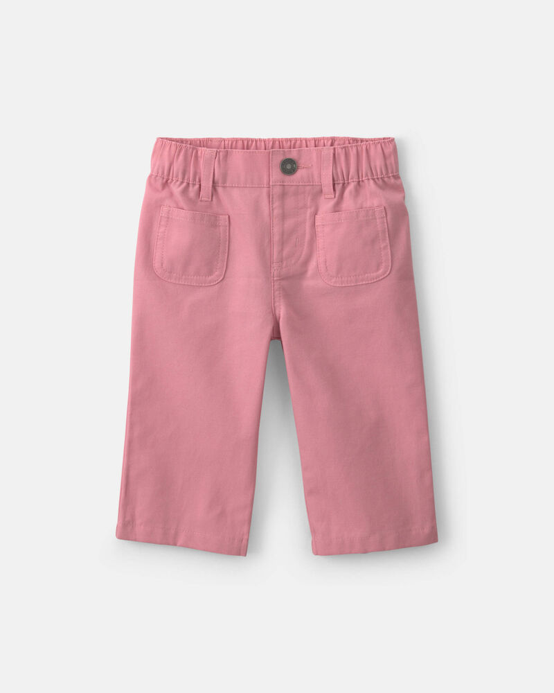B&eacute;b&eacute; fille - Ensemble 2 pi&egrave;ces haut manches longues &agrave; motif floral et pantalon - Rose/Cr&egrave;me, image 4 sur 6 diapositives