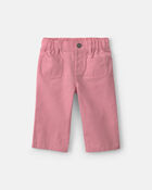 B&eacute;b&eacute; fille - Ensemble 2 pi&egrave;ces haut manches longues &agrave; motif floral et pantalon - Rose/Cr&egrave;me, image 4 sur 6 diapositives