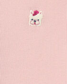 Toddler Girl Dog Long-Sleeve Top - Pink, image 2 of 3 slides