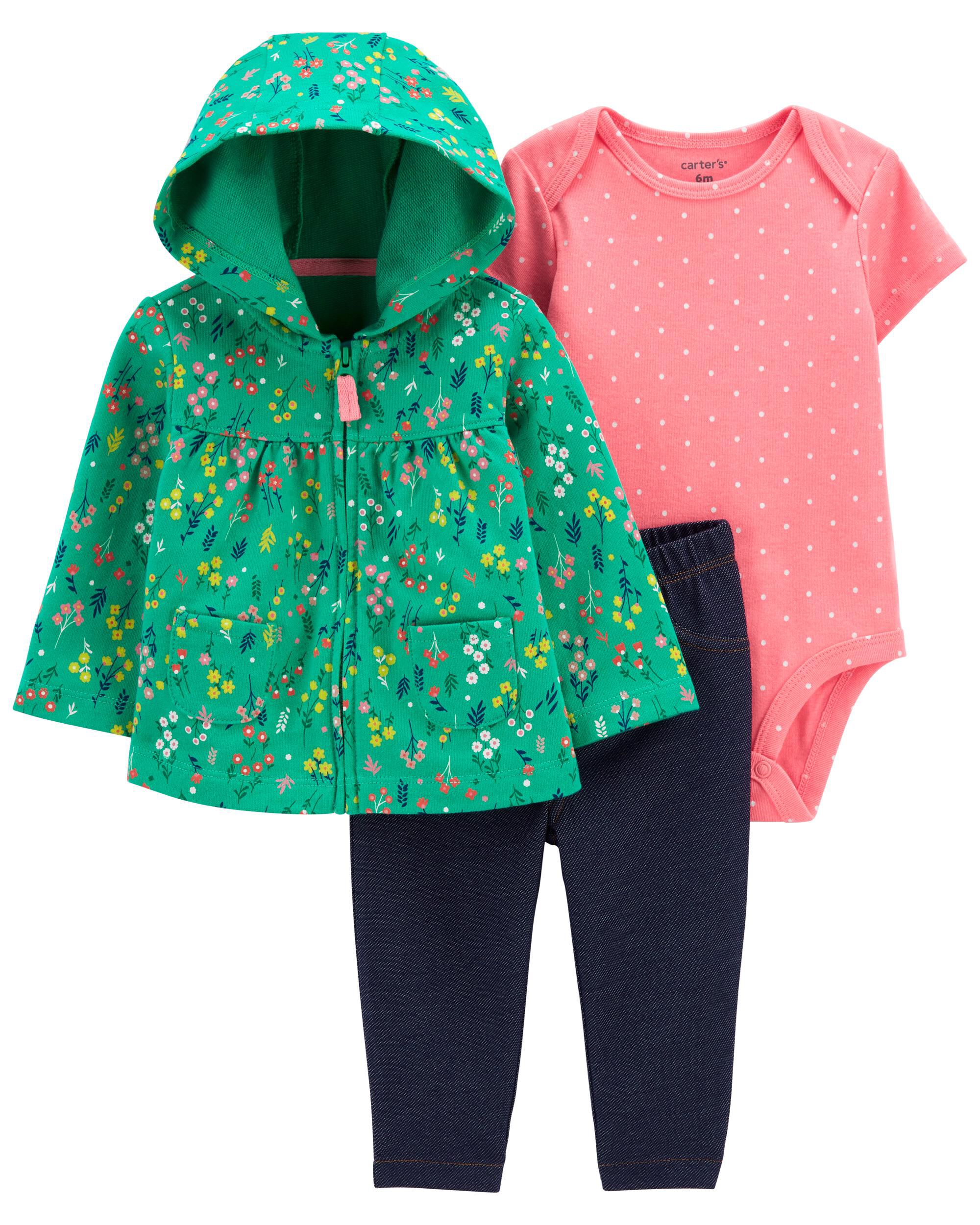 carter's cardigan set