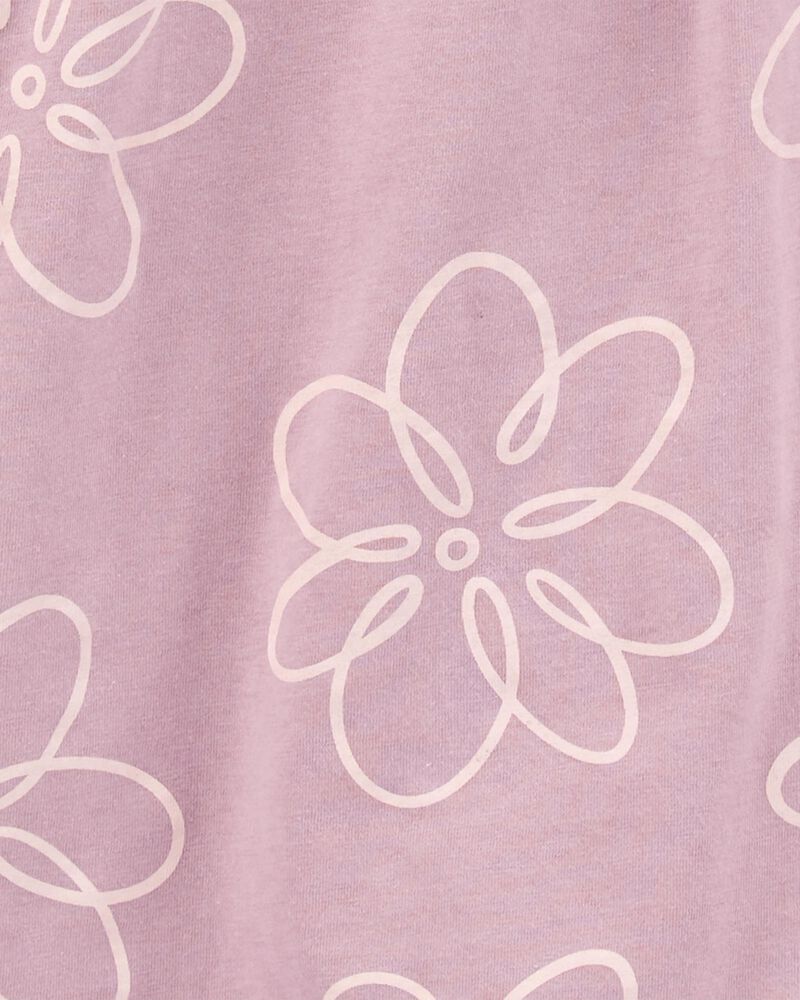 Kid Floral Long-Sleeve Jersey Dress, image 3 of 4 slides