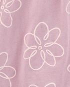Kid Floral Long-Sleeve Jersey Dress, image 3 of 4 slides