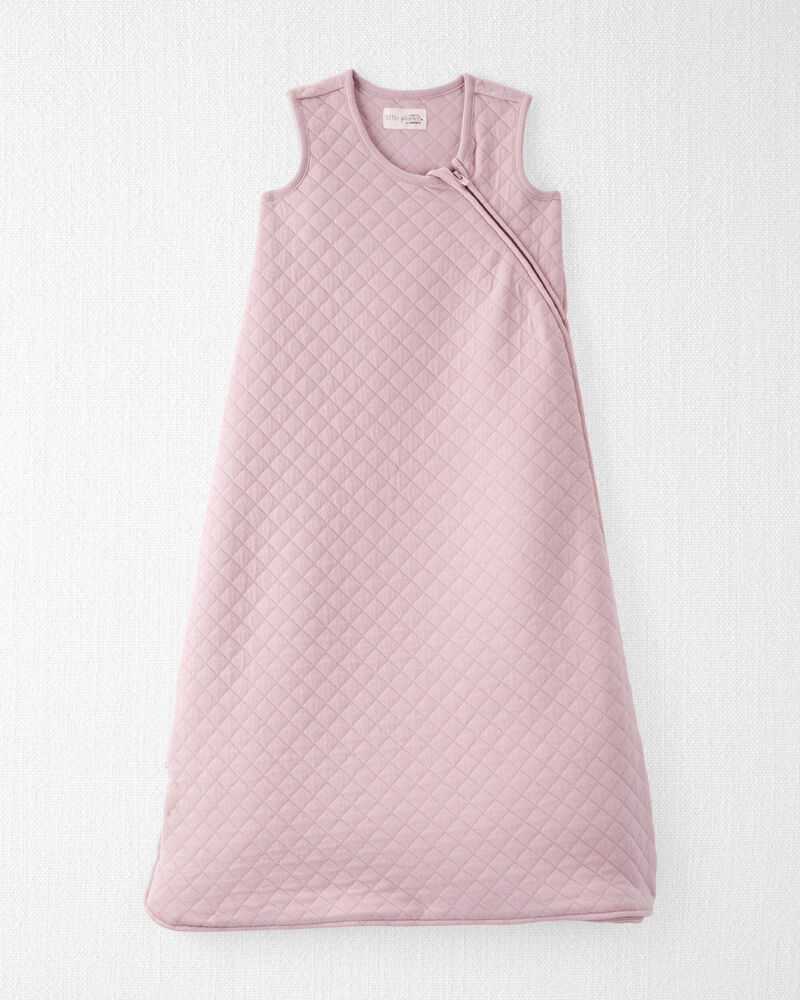 Baby Girl Doubleknit Zip Little Planet Wearable Blanket - Blush, image 1 of 5 slides