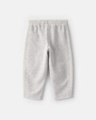 Toddler Girl Fleece Joggers - Grey, image 2 of 5 slides