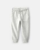 Toddler Boy Fleece Joggers - Grey, image 1 of 4 slides