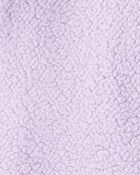 Toddler Girl DayDream Fleece Quarter-Zip Pullover Sweatshirt - Purple, image 2 of 3 slides