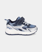 Toddler Boy Sneakers - Blue/Silver, image 2 of 6 slides
