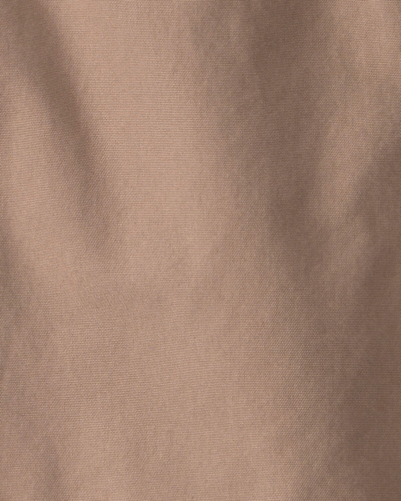 Gar&ccedil;ons - Toile Shorts - Kaki fonc&eacute;, image 3 sur 3 diapositives
