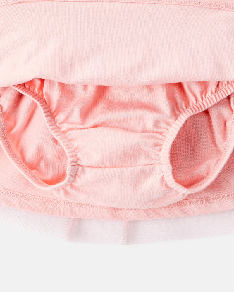 Baby Girl Bow French Terry Long-Sleeve Top & Skirt Set - Pink, image 3 of 6 slides