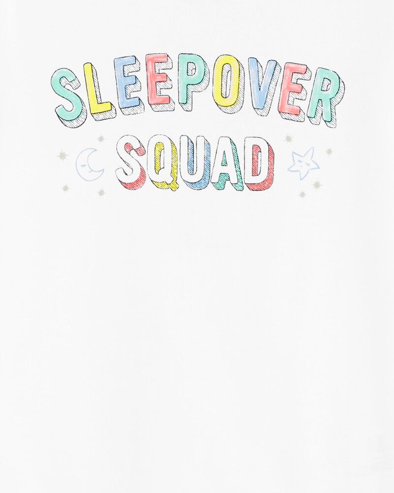 Kid 4-Piece Sleepover Squad 100% Snug Fit Cotton Pyjamas, image 2 of 4 slides